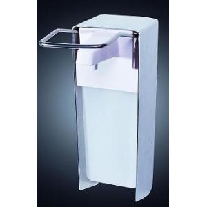 Buy cheap Medical Wall Mount Elbow Operated Soap Dispenser With Front Cover from wholesalers