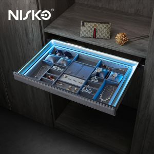 Buy cheap Pull out Jewellery Organizer Drawer with Led Light from wholesalers