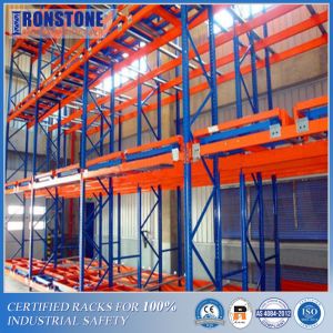 Buy cheap Fast Picking Process Push Back Racking System With Extended Lifespan from wholesalers