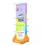 Buy cheap Retail Store Gadgets Use Cardboard Floor Stand With Peg Hooks from wholesalers