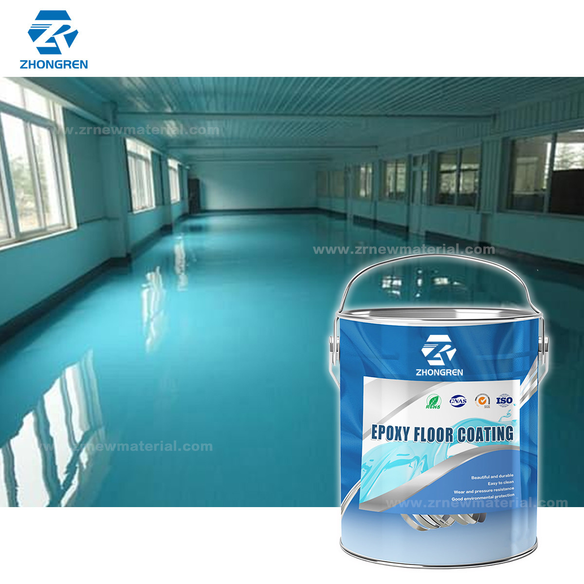 Buy cheap High Transparent Epoxy Resin Floor Paint Moisture Proof Odoless Easy To Operate from wholesalers