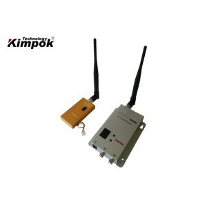 Buy cheap Professional Security Analog Video Transmitter With 1500mW , 2KM Transmit Distance from wholesalers