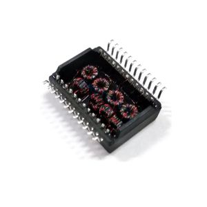 Buy cheap Dual Ports Magnetics Modules Poe Lan Transformer 600MA from wholesalers