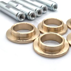Buy cheap Flanged Aluminum Bronze Bushings | Custom CNC Machined Bronze Bearing Sleeves from wholesalers