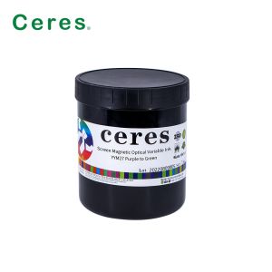 Purple To Green Screen Printing Magnetic Ink Optical Varible Ink For Plastic