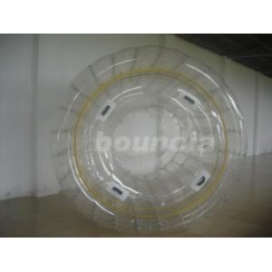 Buy cheap 0.8mm/1.0mm PVC Material Transparent Inflatable Water Roller from wholesalers