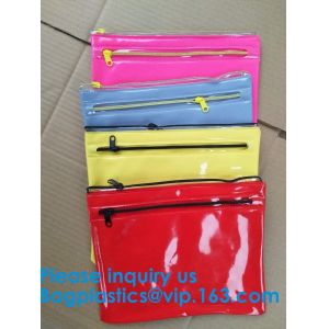 Buy cheap Custom Made Clear Plastic Vinyl Pvc A4 File Bag With Slider k,Vinyl PVC Bags With Slider Zipper, BAGEASE, BAGPLAST from wholesalers