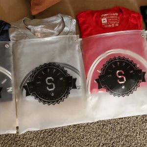 Buy cheap Custom Print Biodegradable Frosted Transparent Plastic Slide Zip Self Seal Plastic Bags With Logo For Packing Clothes from wholesalers