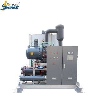 Buy cheap 25Ton Concrete Cooling Freshwater Flake Ice Machine With Bin from wholesalers