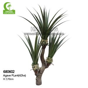 Buy cheap Realistic H170cm Artificial Potted Floor Plants , Artificial Agave Plant Easy To Care from wholesalers