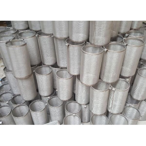 Customized 316 304 Stainless Steel Filter Mesh Screen Filter Tube / Filter