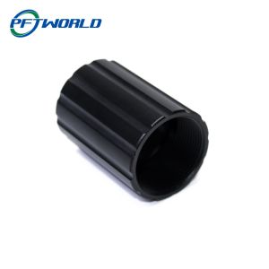 Buy cheap CNC machined hard black anodized sandblasted aluminum turned parts from wholesalers