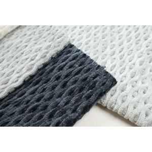 Buy cheap Honeycomb-shaped Cellular Chenille Upholstery Fabric with 142cm Width for Sofa and Home Textile from wholesalers