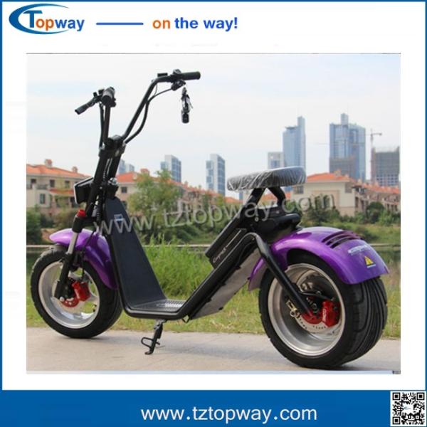 High Quality Two Wheel 1500w Citycoco Scooter, 60V 12ah/20ah Battery Electric harley
