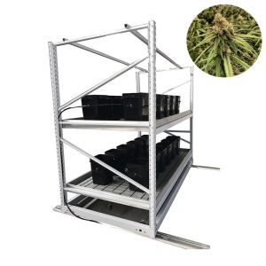 China Complete Vertical Bench Hydroponic Growing Racks 75cm Height on sale
