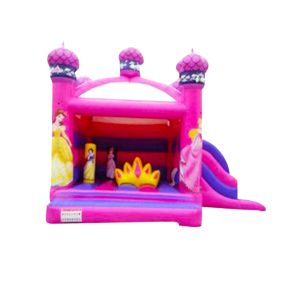 China Princess Inflatable Bouncy House jumping With Pillar And Crown on sale