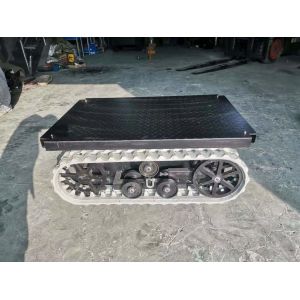 Engineering Machinery Small Rubber Track Undercarriage With Platform Loading