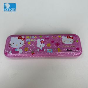 Buy cheap Recycled Metal Tin Pencil Box Customized shapes With Flip Box from wholesalers