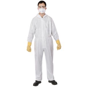 Buy cheap Personal Safety Prevent Virus SF Disposable Medical Coverall Dust Proof product
