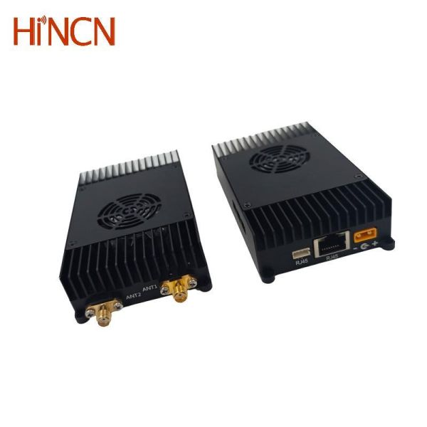 Quality 80km Aircraft Video Data Link Transmitter 28V IP TDD Frequency Hopping Transceiver for sale