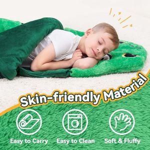 Buy cheap Super Soft Toddler Nap Mat with 2-in-1 Pillow and Thickened Plush for Preschool Slumber Bag from wholesalers