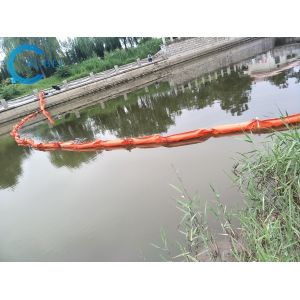 Flame Retardant Silt Curtain With PVC / Rubber Accessories