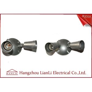 Buy cheap Gray Aluminum Die Casting Waterproof Terminal Box Pocelain Lamp Holder from wholesalers