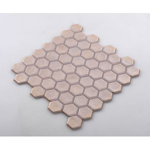 Buy cheap Latest Agglomerate Mosaic Tile with Hexagon Shape from wholesalers