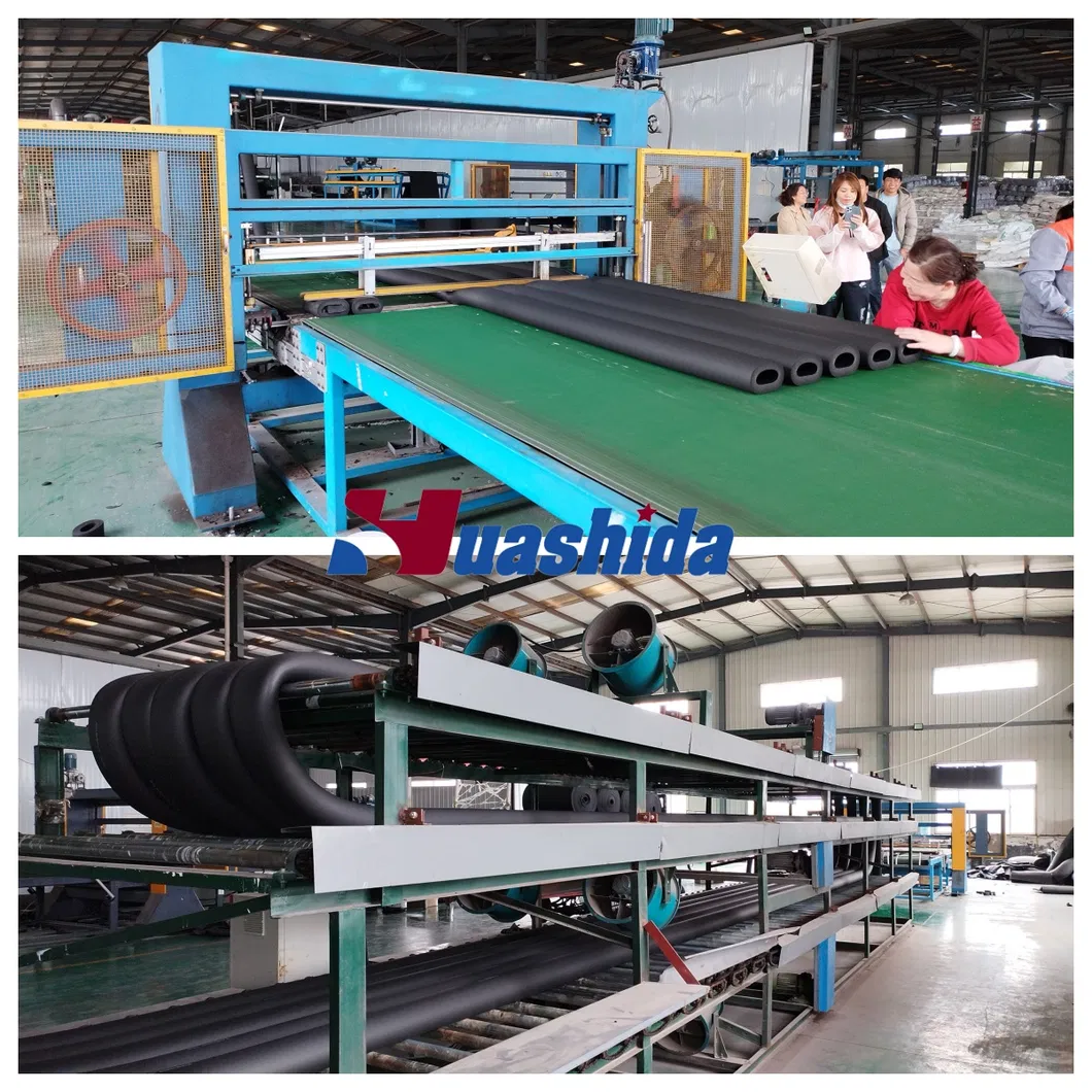 Air Conditioning Insulation Pipe NBR PVC Rubber Foam Insulation Material Production Line Equipment
