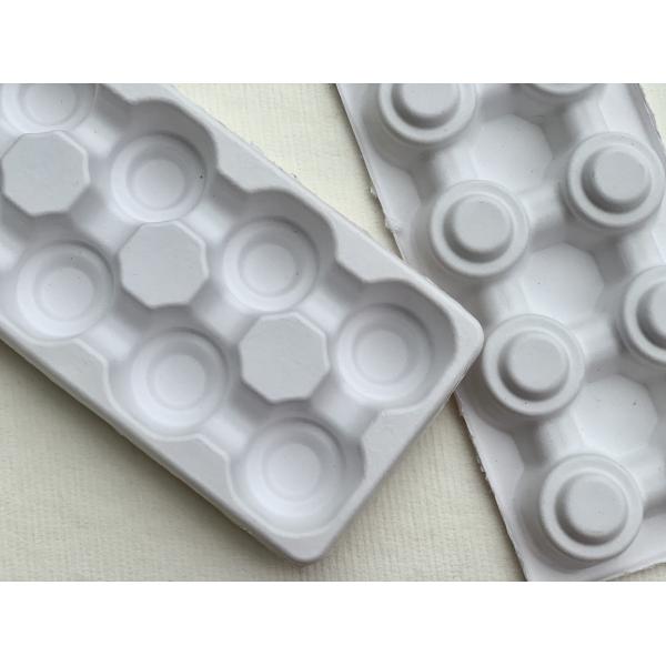 Dry Pressed Pulp Wine Shippers End Cap Smooth 1.5mm