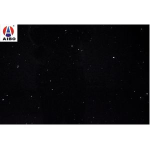 Hot Sale Wholesale Artificial Quartz Sparkle Black Color Stone for Kitchen