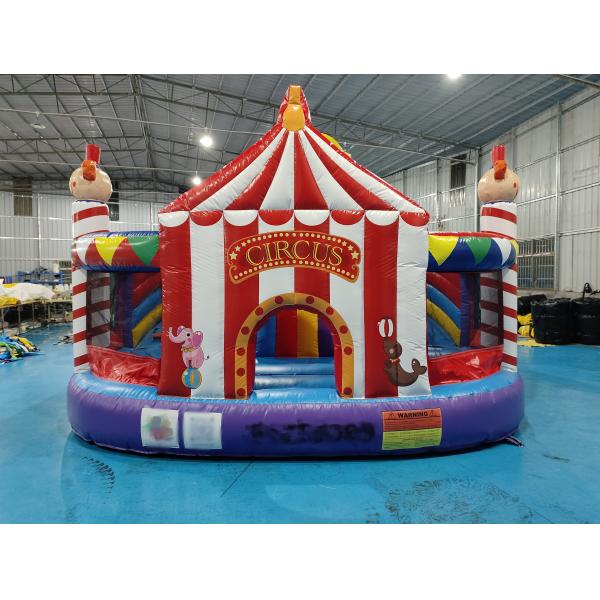 Inflatable Castle Inflatable Bounce House With Slides Clown Circus Inflatable Combo For Party For Kids