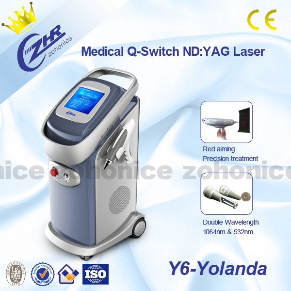 Quality Portable Laser Tattoo Removal Machine With High Energy For Dermatology Beauty for sale