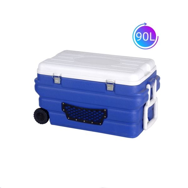 90L Capacity Cold Chain Box with PE / PU / PP Material and Side Handles for Easy