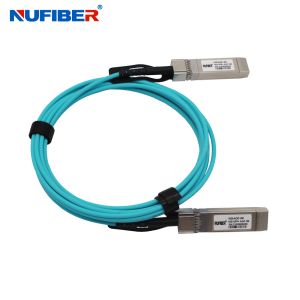 Buy cheap Active Optical Cable 10Gbps SFP+ to SFP+ AOC OM3 1m/3m/5m for Cisco/Juniper/MikroTik from wholesalers