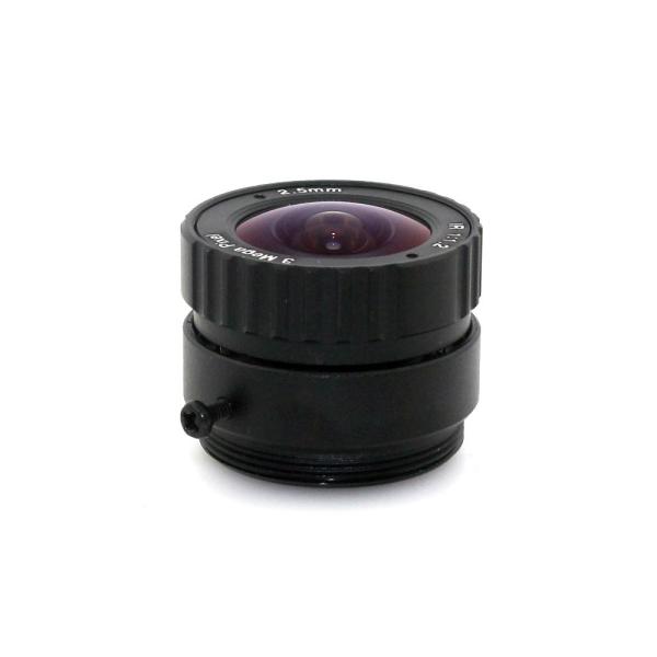 HD 3MP 2.5mm CCTV lens CS IR metal for HD Security Cameras,1/2.5" format, F1.2