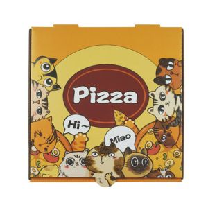 Buy cheap Custom 8 Inch 9 Inch Pizza Takeaway Boxes Matt Lamination from wholesalers
