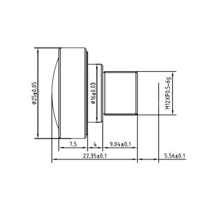 Buy cheap 1/1.8", 2.1mm,8 Megapixel Fisheye lens,HFOV 180 degree, high quality super wide angle lens , Panoramic lens,CCL118021MPR from wholesalers