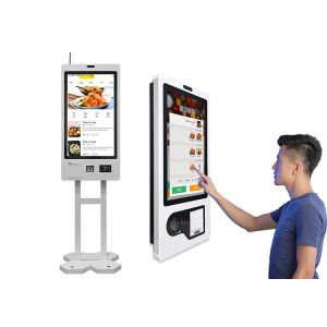 Buy cheap 27 Inch Wall Mounted Capacitive Self Service Ordering Kiosk from wholesalers