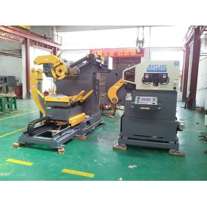 Buy cheap Stainless Steel Trash Can Stamping Shearing Machine / Leveling Feeder from wholesalers