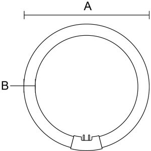 T9 Circular Fluorescent Lamp, 22W / 32W / 40W, 2700K / 4000K / 6400K, G10q, 9