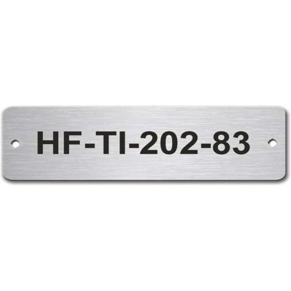 Stainless steel Metal Name Plates tag