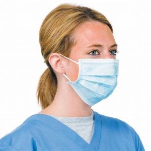 Disposable Surgical Face Mask With Elastic Ear Loop Non Woven 17.5*9.5cm