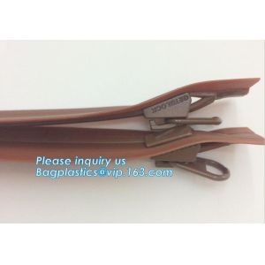 Buy cheap Waterproof heat seal apparel packaging seal with slider zip, pvc zipper lock slider/Resealable PVC Slider Zip seal zip from wholesalers