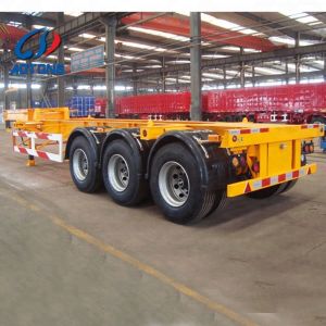 Buy cheap Custom's Requirement 3 Axles 53ft Skeletal Trailer for 20ft 40ft 45ft Container from wholesalers