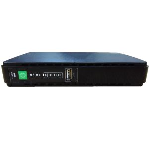 Buy cheap Black DC Mini UPS 18W 10400mah For WIFI Routers Built In BMS Lithium UPS from wholesalers