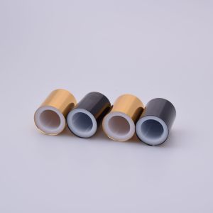 Gold and Black Color Non Spill Aluminum Perfume Cap with MOQ 10000pcs for FEA