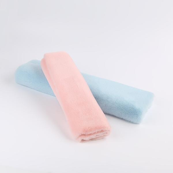 Plush Fabric with 10-20mm Pile and Very Soft Texture 100% Polyester Rabbit Fur