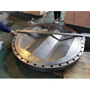 Chemical Metallurgical Titanium Blind Flange With Channel Shell Chamber UNS