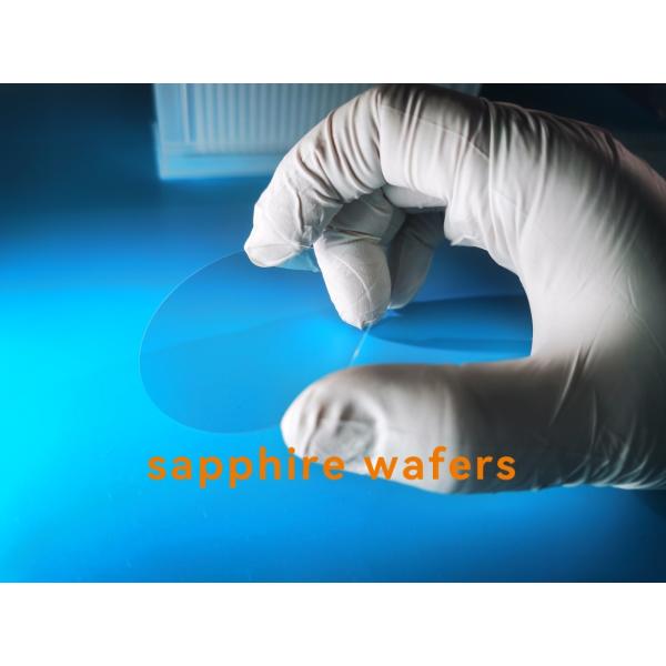 2inch 4inch 6inch Sapphire Wafer Substrate Single Crystal C Miscut A Degree M